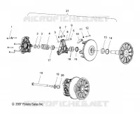 SYSTÈME DE TRANSMISSION, PRIMARY CLUTCH