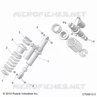 SUSPENSION ARRIERE SHOCK MOUNTING