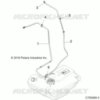 BODY, CARBURANT LINES, STD.