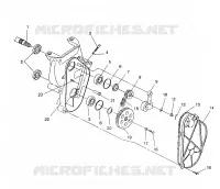 CARTER DE CHAINEE ASSEMBLY 440 XCR / 0931760 (4923022302018A)