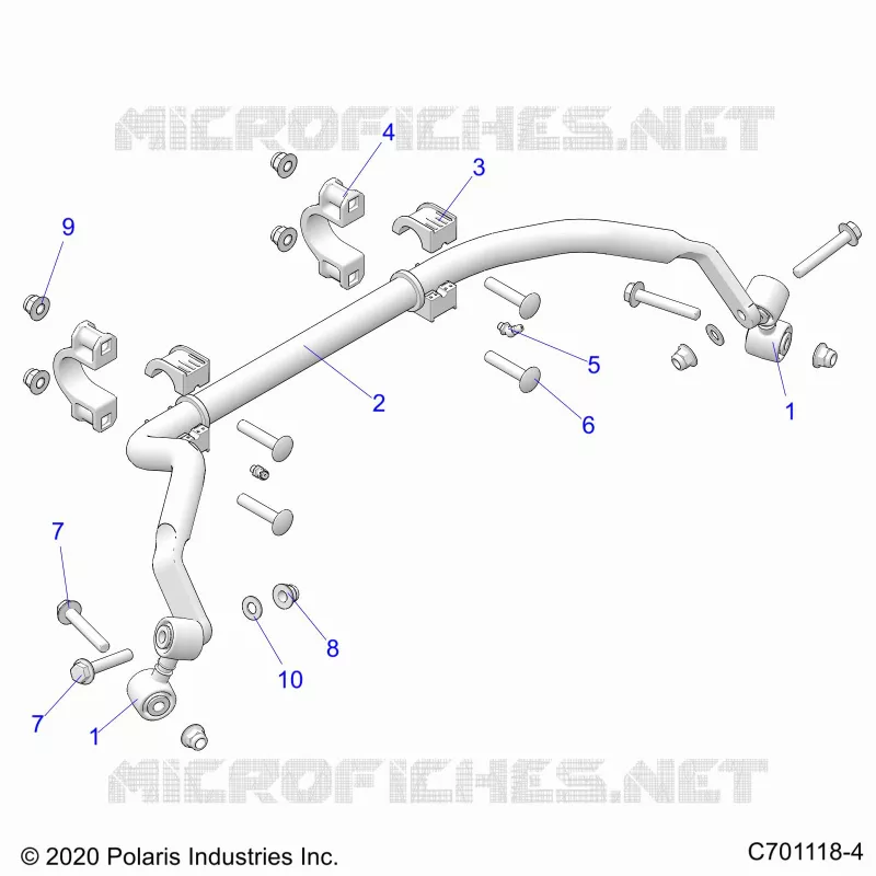 SUSPENSION, REAR BARRE STABILISATRICE