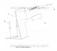 SUPPORT PLAQUE N° DE SERIE
