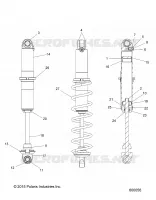 SUSPENSION, AMORTISSEUR, IFS