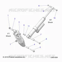 SUSPENSION, SUPPORT AMORTISSEUR , REAR SUSP.