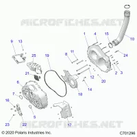 SYSTÃˆME DE TRANSMISSION, CLUTCH COVER AND DUCTING
