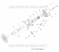 SYSTÈME DE TRANSMISSION, PRIMARY CLUTCH
