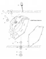 CARTERS MOTEUR COVER, RH