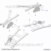 SUSPENSION ARRIERE CONTROL ARMS