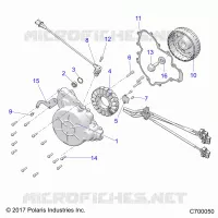 ENGINE, STATOR AND FLYROUE