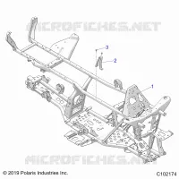 CHASSIS, CADRE -A21SDE57K4 (C102174)