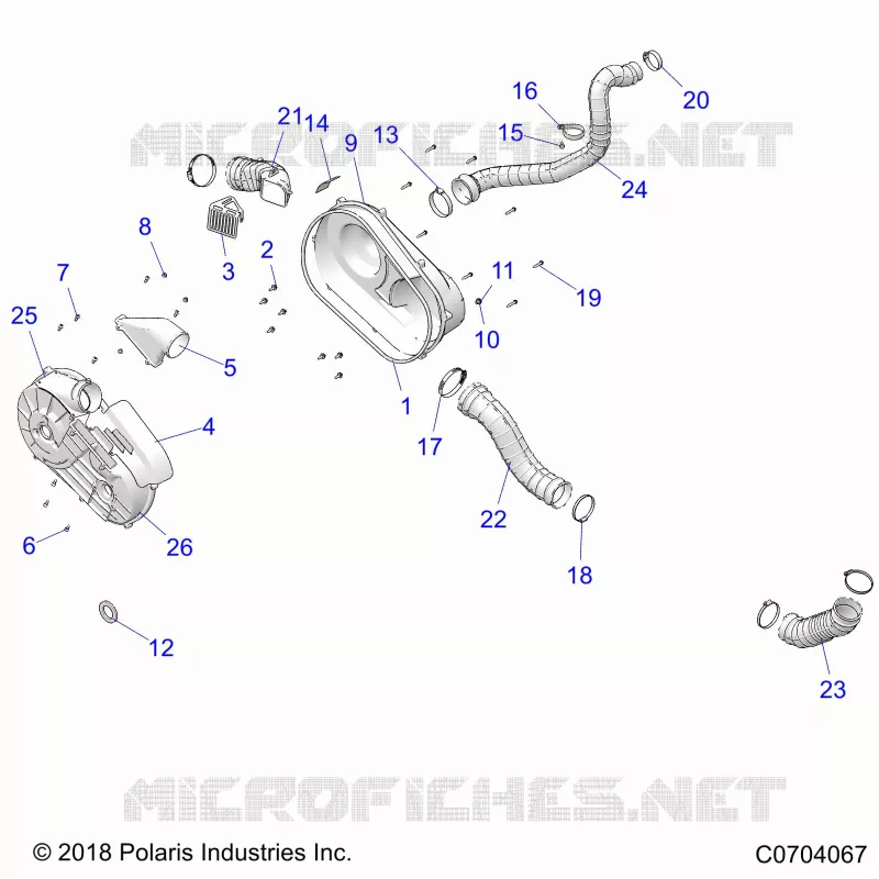 SYSTÃˆME DE TRANSMISSION, CLUTCH COVER AND DUCTING
