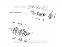MOTEUR, VILEBREQUIN AND BALANCE SHAFT