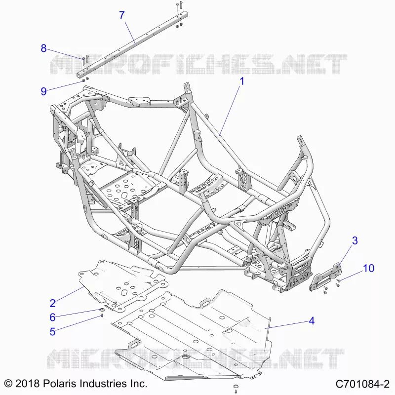 CHASSIS, MAIN FRAME AND SKID PLATE