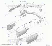 ENGINE, ECHAPPEMENT