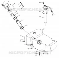 CARBURANT TANK SL 780 B974088 and Intl. SL 780 I974088 (4940924092A009)