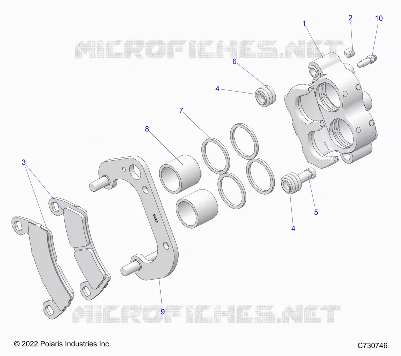 BRAKES, ETRIER DE FREIN AVANT