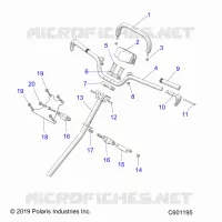 STEERING, HANDLEBAR, COLONNE DE DIRECTION
