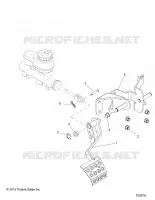 BRAKES, PEDAL AND MAITRE CYLINDRE MOUNTING