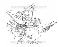 SUPPORT MOTEUR 2X4 350L W937539 (4924032403004A)