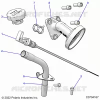 ENGINE, JAUGE D'HUILE