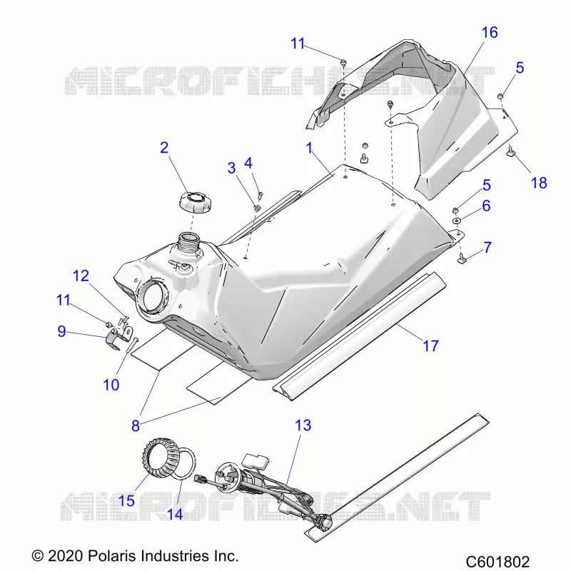 SYSTÃˆME D'ALIMENTATION, FUEL TANK ASM.
