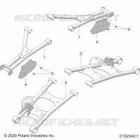 SUSPENSION ARRIERE CONTROL ARMS