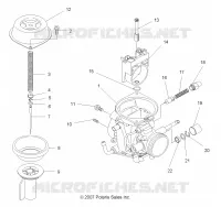 MOTEUR, CARBURATEUR, UPPER