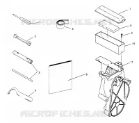 OUTILS  500 EFI 0952774, EFI SKS 0952574,   EFI SKS PT 0952974, and EUROP (4929052905C009)
