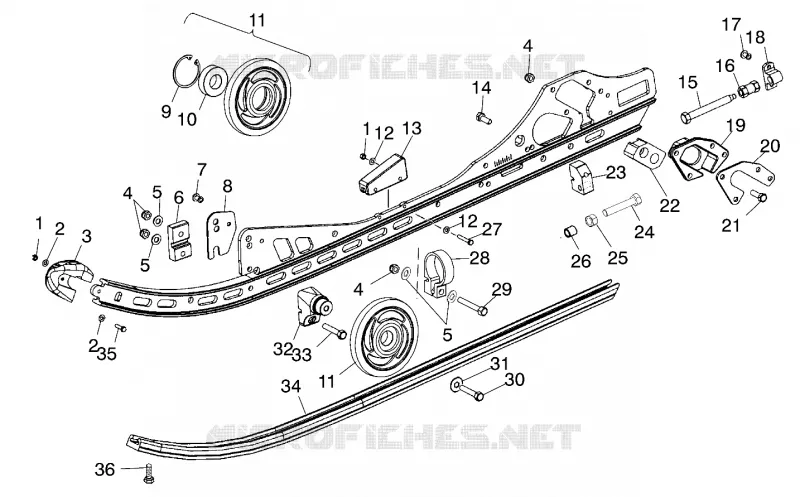FIXATION RAIL (SUSPENSION)