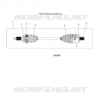 SYSTÈME DE TRANSMISSION, DRIVE SHAFT, FRONT