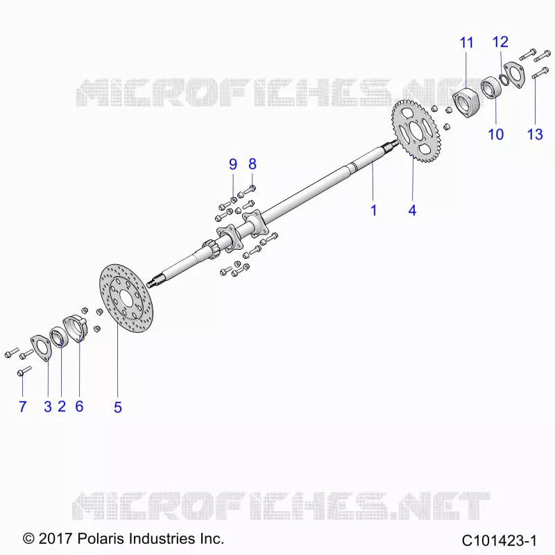 SUSPENSION ARRIERE AXLE