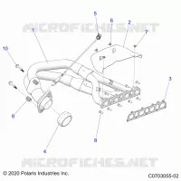 ENGINE, ECHAPPEMENT, HEADPIPE AND RELATED