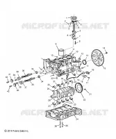 ENGINE, CYLINDRE BLOCK AND RELATED PARTS