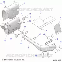 ENGINE, ECHAPPEMENT