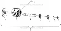 TENDEUR AVANT MAGNUM 4X4 W968144 AND  SWEDISH MAGNUM 4X4 S968144 (4936053605B003)