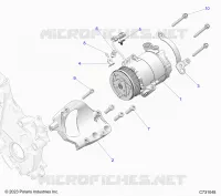 MOTEUR, HVAC COMPRESSOR