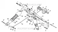 BRAS DE SUSPENSION ARRIERE 500 EFI 0973774 (4938423842B012)