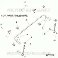 SUSPENSION, FRONT BARRE STABILISATRICE