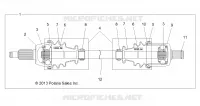 DRIVE TRAIN, TRANSMISSION AVANT SHAFT