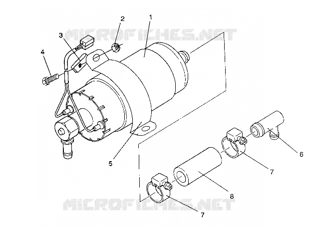 POMPE A CARBURANT 500 EFI/0930674 and  500 EFI SKS/0930574 (4922962296034A)