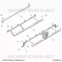 CHASSIS, SIEGE SUPPORTS- G21GMD99AJ/AZ/BJ/BZ (C700819-3)