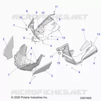 CARROSSERIE AVANT ASM./FENDERS