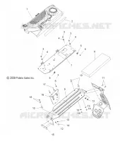CHASSIS, PROTECTION D'EMBRAYAGE AND COVER