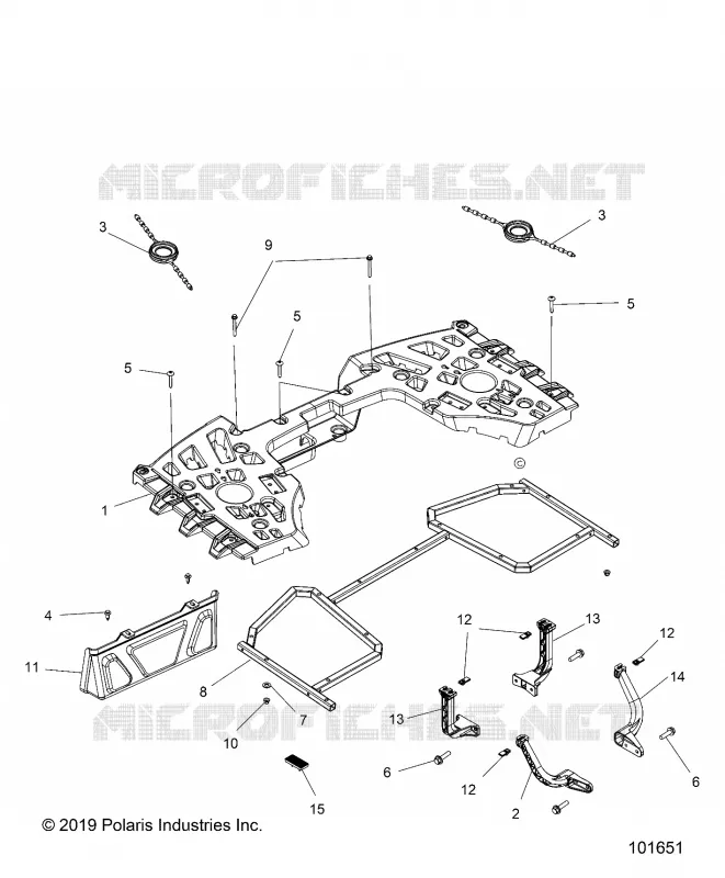 CARROSSERIE ARRIERE RACK ASM.