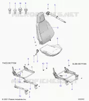 SIEGE (PASSENGER) AND SEAT BELT MOUNTING