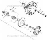 EMBRAYAGE DE TRANSMISSION MAGNUM 4X4 W97AC42A, SWEDISH MAGNUM 4X4 S97AC42E AND NORWEGIA (4940834083C003)