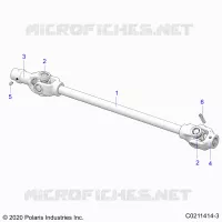 SYSTÃˆME DE TRANSMISSION, FRONT PROP SHAFT