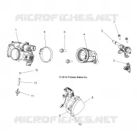 ENGINE, CORPS DE PAPILON AND FUEL RAIL