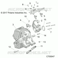 ENGINE, PRISE D'AIR MANIFOLD