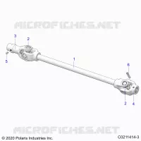 SYSTÃˆME DE TRANSMISSION, FRONT PROP SHAFT